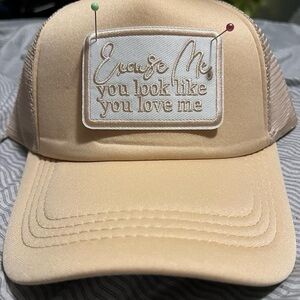 Excuse me, custom-made trucker hat